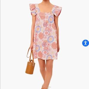 *sold*Tuckernuck Folly Floral Hazel Flutter Sleeve Dress